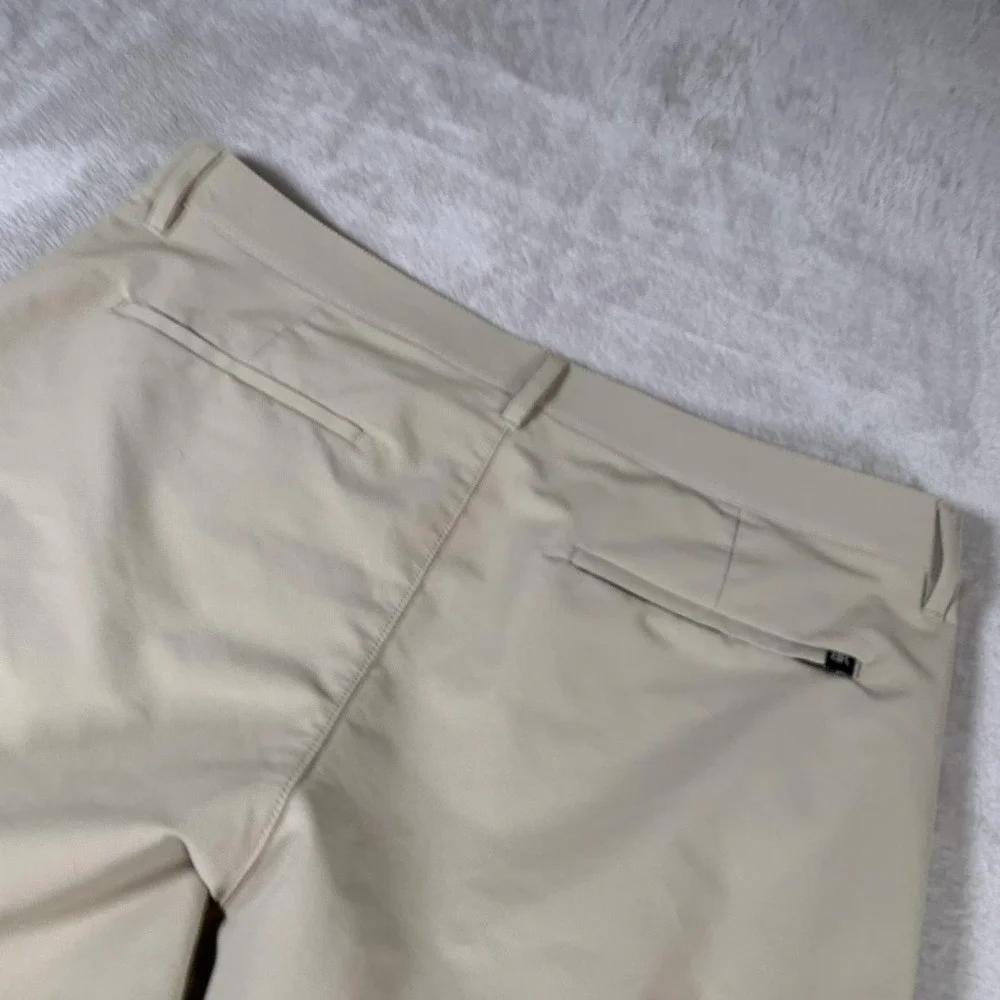 Banana Republic Pants Mens 36x29 Beige Straight Fit Performance Polyester Casual